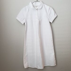 Lands' end white dress girl 14